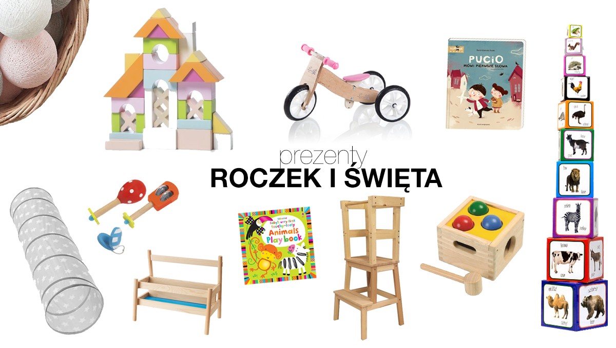 Prezenty na roczek i święta w stylu Montessori – meble, dekoracje, pomoce, książki